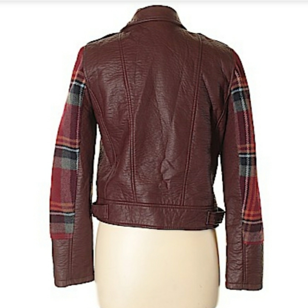 Plaid plus size jacket - Picture 2 of 2